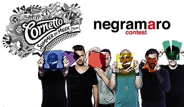 PARTECIPA AL CORNETTO SUMMER OF MUSIC TOUR – NEGRAMARO CONTEST