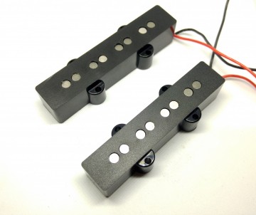 FOTO Set Pickup Per Jazz Bass JBA54 (alnico 5) Artigianali (NUOVI)