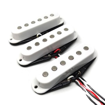 Set Pickup Artigianali STC6 Made In Italy Per Stratocaster 48-50-52mm