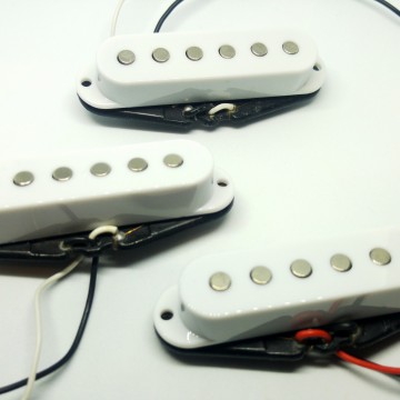 Set Pickup Artigianali STC6 Made In Italy Per Stratocaster 48-50-52mm