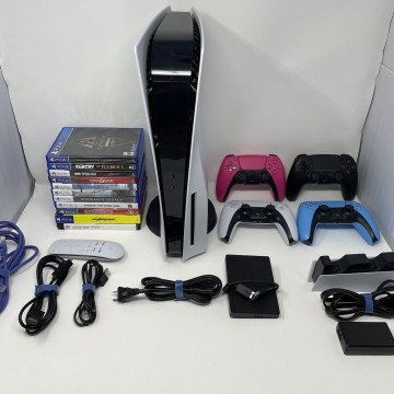 Sony PlayStation 5 Pro Digital PS5 2TB White Full Combo Console