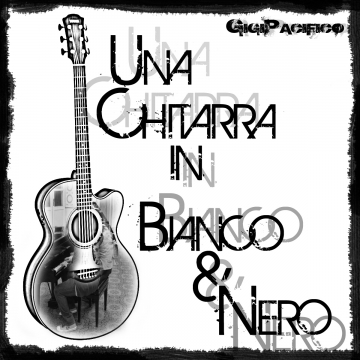 Foto produzione Una Chitarra In Bianco E Nero